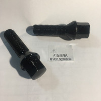 Болт колісний чорний конус з виступом 14*1,5 L40мм