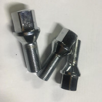 Болт колісний хром конус з виступом 14*1,25 L28мм