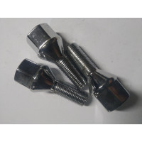 Болт колісний конус цинк 12*1,25 L28мм ключ 19
