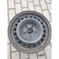 Диск Стальний Mercedes - Benz  R15 6.5j PCD5*112 ET37 DIA66.6 (чорний)|Kba43816|