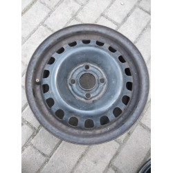 Диск Стальний Opel  R14 5.5j PCD4*100 ET39 DIA56.6 (чорний)|KBA43736|