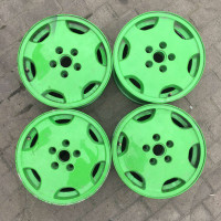 Диск литий Audi  R15 7.0j PCD5*112 ET45 DIA57.1 (зелений)|4A0601025F|