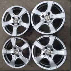 Диск литий   R15 j PCD4*108 ET15 DIA6.5 (сірий)||