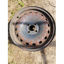 Диск Стальний Fiat  R15 6.0j PCD4*100 ET43 DIA56.6 (чорний)|51763241|
