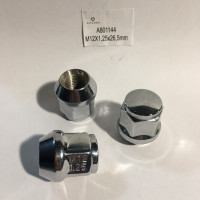 Гайка колісна 12*1.25L26.5 хром конус закрита