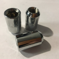 Гайка колісна Cr M12x1,50x33 Хром Конус внутр. 12мм шестигран., D=20