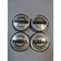 Ковпачок Nissan 68/65 срібний(основа Хром)