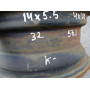 Диск Стальний   R14 5.5j PCD4*100 ET32 DIA56.1 (чорний)|090787|