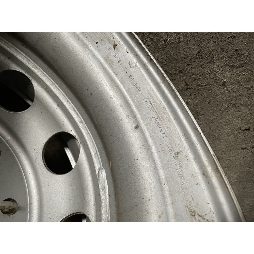 Диск Стальний   R22.5 9.0j PCD10* ET DIA (сірий)|| Диск Стальний   R22.5 9.0j PCD10* ET DIA (сірий)||