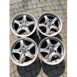 Диск литий   R14 6.0j PCD4*114.3 ET35 DIA73.1 (сірий)||
