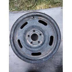 Диск Стальний Opel  R15 6.0j PCD5*110 ET39 DIA65.1 (чорний)|JM|