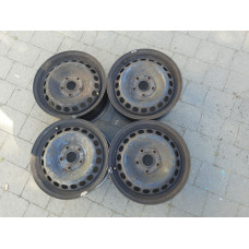 Диск Стальний Audi  R15 6.0j PCD5*112 ET45 DIA57.1 (чорний)|SRD 152504|