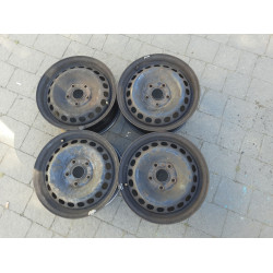 Диск Стальний Audi  R15 6.0j PCD5*112 ET45 DIA57.1 (чорний)|SRD 152504|