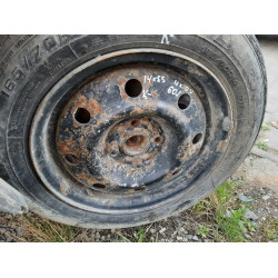 Диск Стальний Renault  R14 5.5j PCD4*100 ET DIA60.1 (чорний)||