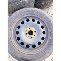 Диск Стальний Volkswagen  R15 5.5j PCD4*100 ET45 DIA56.1 (чорний)|KBA43737|