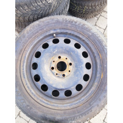 Диск Стальний Volkswagen  R15 5.5j PCD4*100 ET45 DIA56.1 (чорний)|KBA43737|