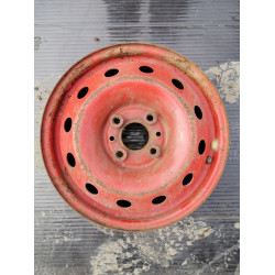 Диск Стальний Fiat  R14 4.0j PCD4*98 ET43 DIA58.1 (червоний)||