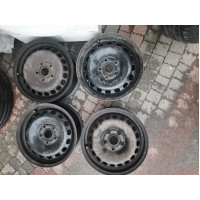 Диск Стальний Audi  R15 6.0j PCD5*112 ET45 DIA57.1 (чорний)|4A0601025J|