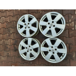 Диск литий Nissan  R16 6.0j PCD4*100 ET55 DIA60.1 (сірий)|BG16A|