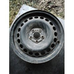 Диск Стальний Audi  R15 5.0j PCD5*112 ET28 DIA57.1 (чорний)|KBA43737|