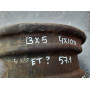 Диск Стальний   R13 5.0j PCD4*100 ET DIA57.1 (сірий)||