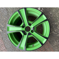 Диск литий Platin MCW1-6515 R15 6.5j PCD4*100 ET38 DIA63.4 (зелений)|KBA47509|