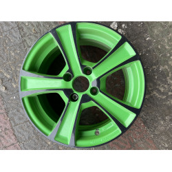 Диск литий Platin MCW1-6515 R15 6.5j PCD4*100 ET38 DIA63.4 (зелений)|KBA47509|