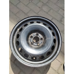 Диск Стальний Volkswagen  R16 j PCD5*100 ET43 DIA57.1 (чорний)|600601027S|