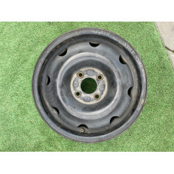 Диск Стальний Volkswagen  R14 5.5j PCD4*100 ET28 DIA60.1 (чорний)||