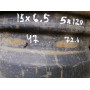 Диск Стальний Bmw  R15 6.5j PCD5*120 ET47 DIA72.6 (чорний)|Srd151208|