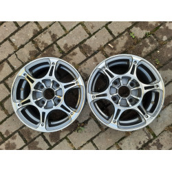 Диск литий   R13 5.5j PCD4*114.3 ET35 DIA67.1 (темно-сірий)||