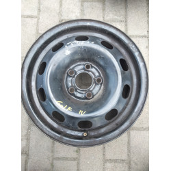 Диск Стальний Volkswagen  R14 6.0j PCD5*100 ET38 DIA57.1 (чорний)|1J0601027J|