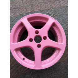 Диск литий   R14 6.0j PCD4*100 ET DIA67.1 (рожевий)||