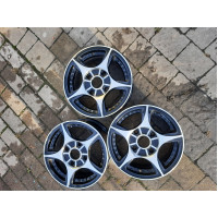 Диск литий   R13 5.5j PCD4*114.3 ET35 DIA67.1 (темно-сірий)||